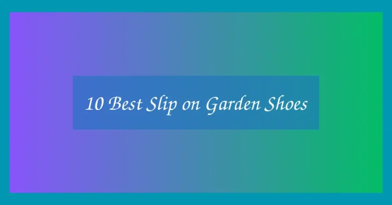 10 Best Slip on Garden Shoes
