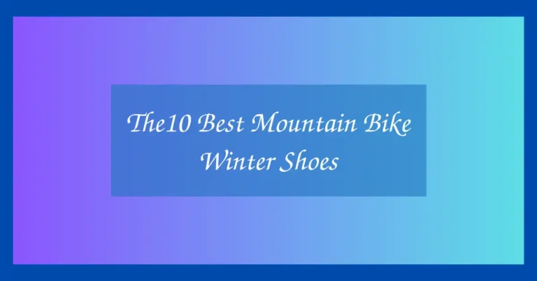 The10 Best Mountain Bike Winter Shoes
