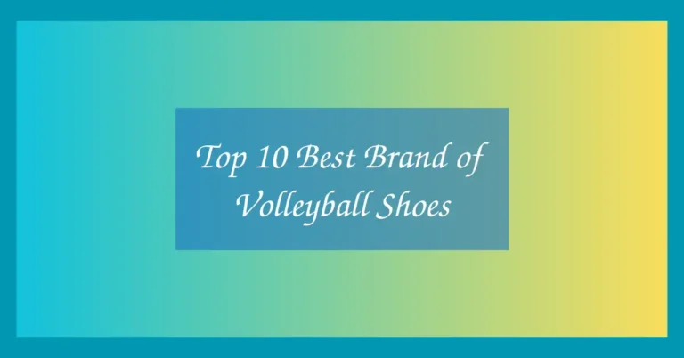 Top 10 Best Brand of Volleyball Shoes